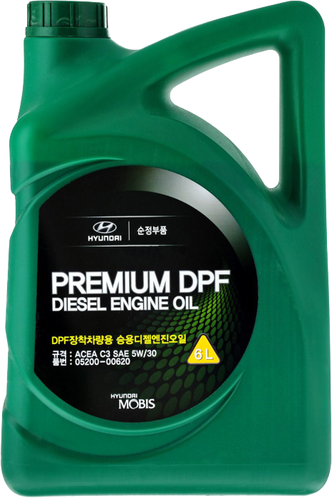 Моторное масло Hyundai/Kia Premium DPF Diesel 5W-30, 6л